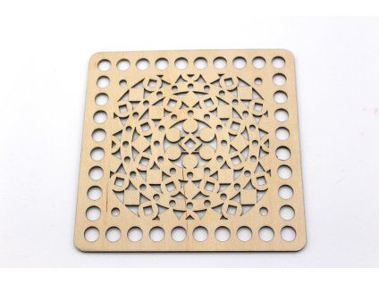 Víko čtverec 15cm - ornament 1