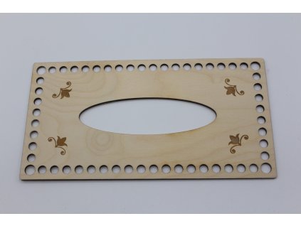 Víko boxu na kapesníčky - gravírované 2