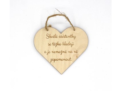 Závěs srdce - Skvělé asistentky...
