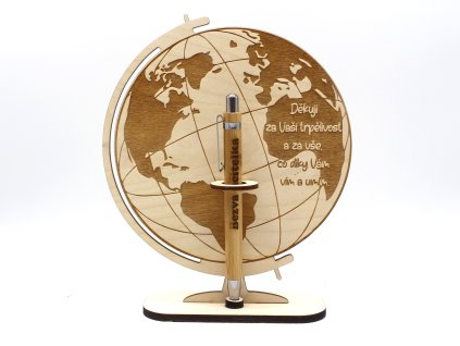 Glóbus s propiskou - učitelka