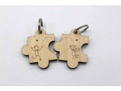 Párová klíčenka - puzzle