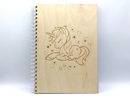 Blok A4 - jednorožec 2