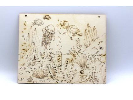 Obrázek k vymalování - moře