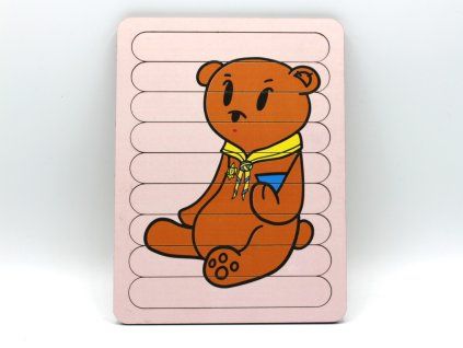 Skládačka méďa