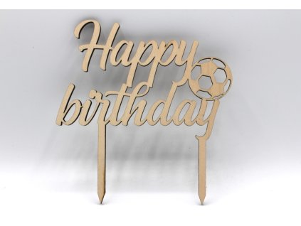 Zápich do dortu - Happy birthday - míč