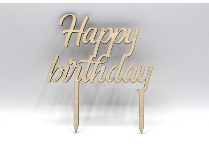 Zápich do dortu - Happy birthday 1