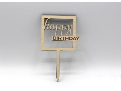 Zápich do dortu - Happy Birthday 2