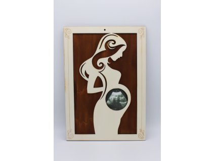 Rámeček na ultrazvuk na zeď velký