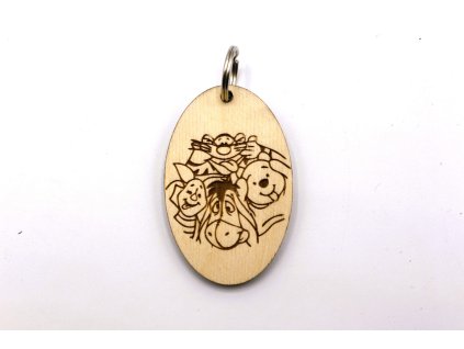 Klíčenka - Medvídek Pú a přátelé