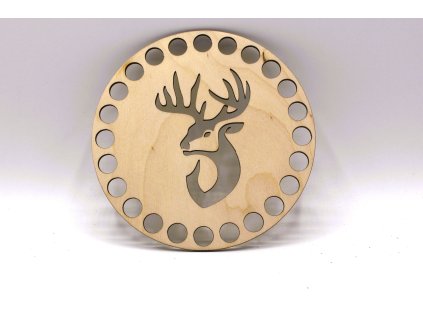 Víko kruh 12 cm - Jelen
