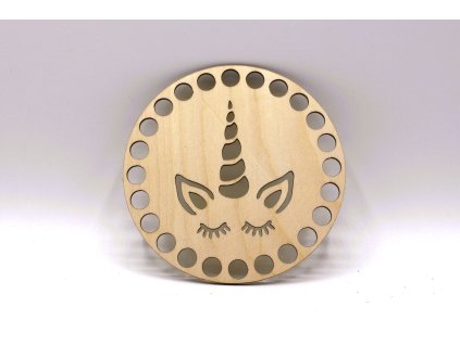 Víko kruh 12 cm - Jednorožec