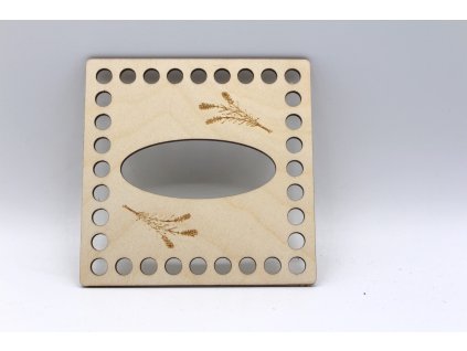 Víko boxu na kapesníčky - gravírované malé 3