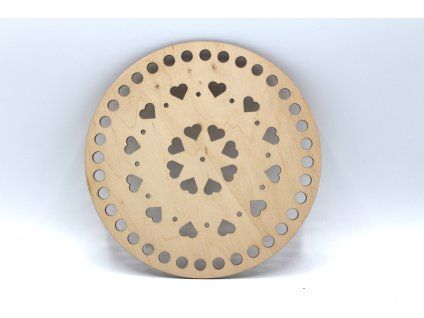 Víko kruh - srdce 4