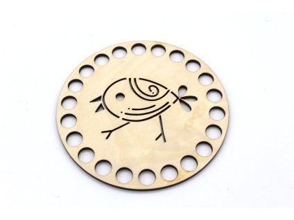 Víko kruh - ptáček