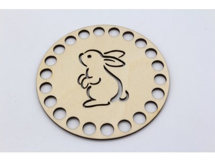 Víko kruh 10cm - zajíček