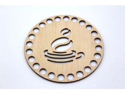 Víko kruh - káva 1