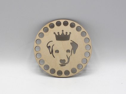 Víko kruh 10cm - pes 2