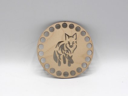 Víko kruh 10cm - liška 1
