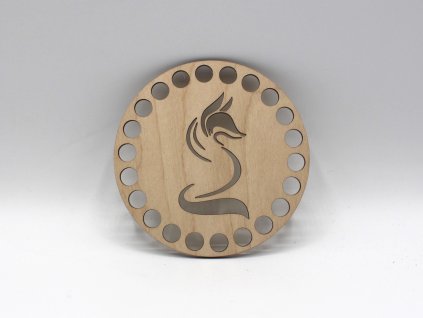 Víko kruh 10cm - liška 2