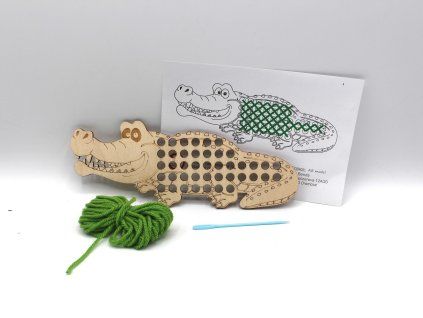 Vyšívání - Krokodýl
