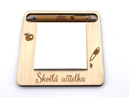 Bloček s propiskou - učitelka