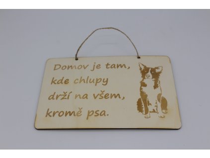 Tabulka - pes a chlupy