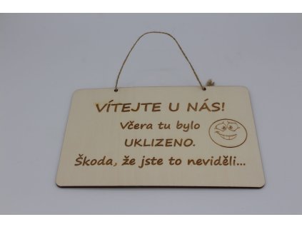 Tabulka - Včera bylo uklizeno