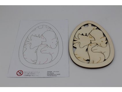 Skládačka dinosauři