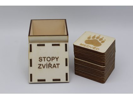 Naučné Pexeso - Stopy zvířat