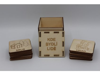 Naučné Pexeso - Kde bydlí lidé