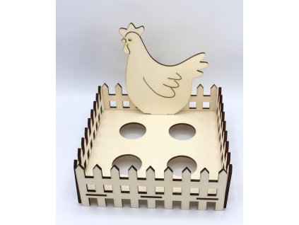 Stojan na 4 vejce - zahrádka