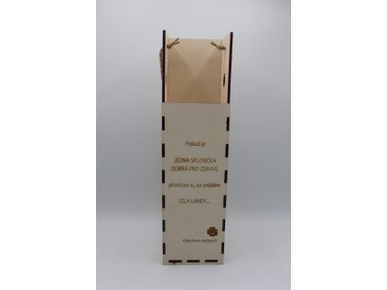 Krabice na víno - Pro zdraví