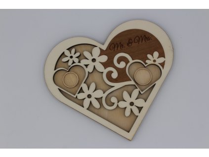 Podnos na snubní prsteny