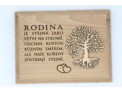 Dekorace na zeď/na postavení - Rodina 1