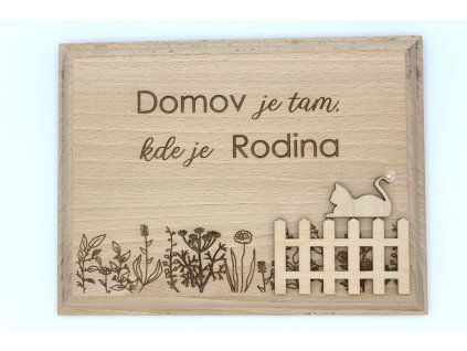 Dekorace na zeď/na postavení - Rodina 2