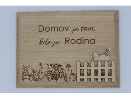 Dekorace na zeď/na postavení - Rodina