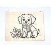 Obrázek k vymalování - štěně
