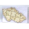 Puzzle - mapa ČR s pohořím a vrcholy