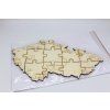 Puzzle - mapa ČR s pohořím a vrcholy