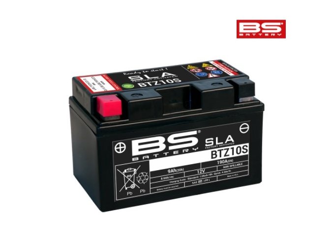 Motocyklová baterie BS-BATTERY BTZ10S (YTZ10S)