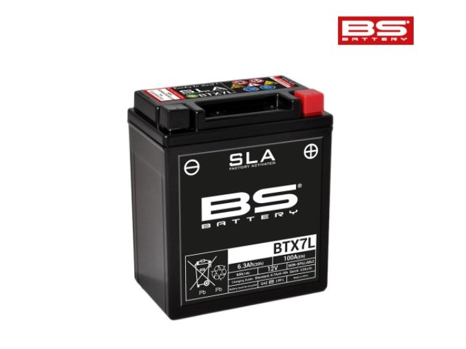 Motocyklová baterie BS-BATTERY BTX7L (YTX7L)