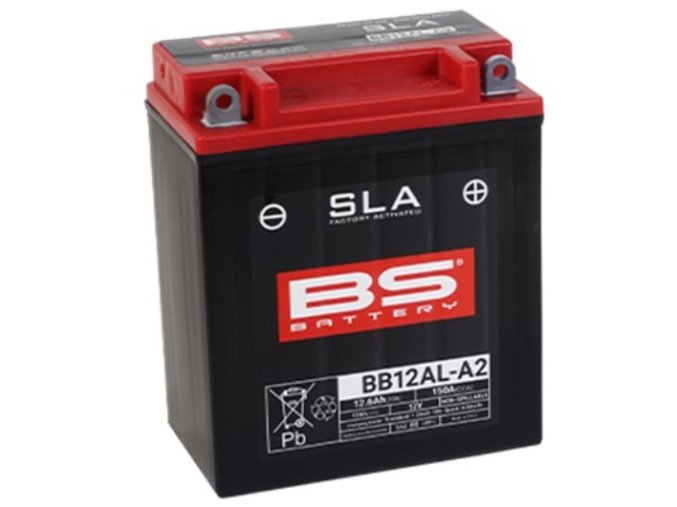 Motocyklová baterie BS-BATTERY BB12AL-A2 (YB12AL-A2)