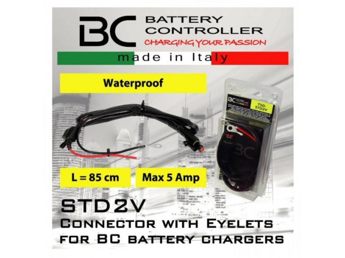 BC Battery zásuvka s očky a pojistkou (STD2V)