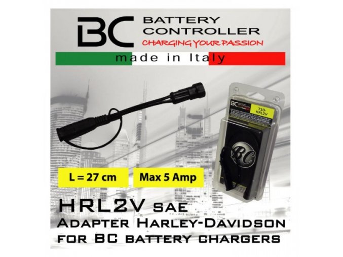 BC Battery propojovací adaptér pro Harley Davidson (HRL12V)