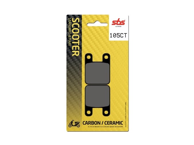 105CT brzdové destičky SBS pro skútry