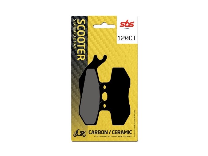 120CT brzdové destičky SBS pro skútry