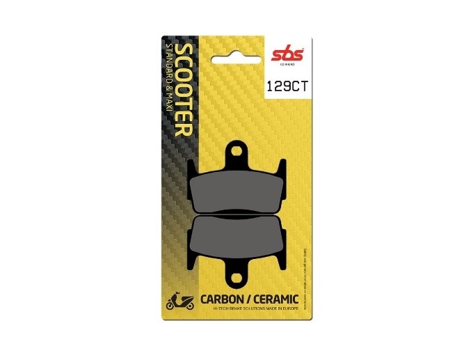 129CT brzdové destičky SBS pro skútry