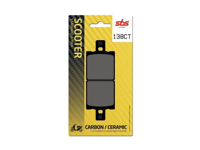 138CT brzdové destičky SBS pro skútry
