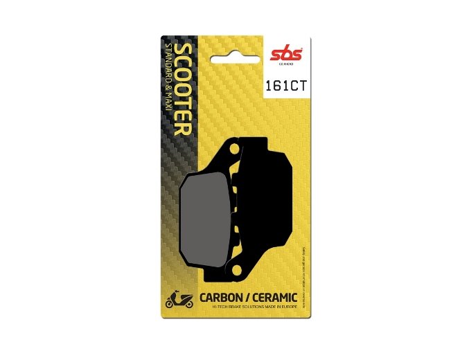 161CT brzdové destičky SBS pro skútry