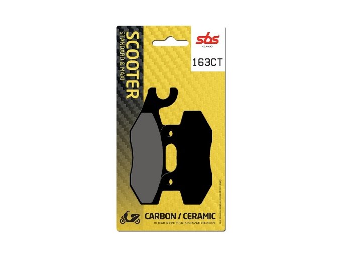 163CT brzdové destičky SBS pro skútry